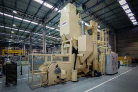 WISTA installed a blasting machine in Brazil