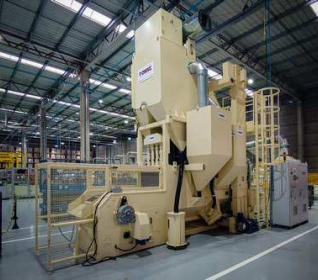 WISTA installed a blasting machine in Brazil