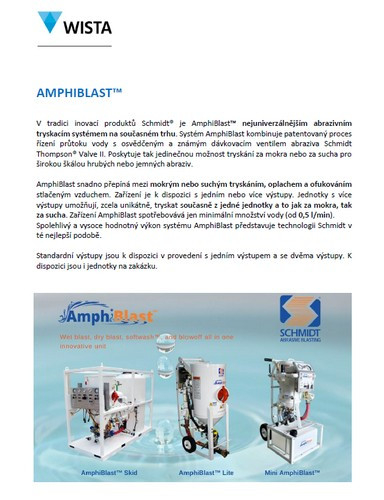 AMPHIBLAST - PRODUKTOVÁ DATA