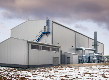 BLASTING BOOTH, PAINT SHOP WITH DRYING ROOM AND INCINERATOR