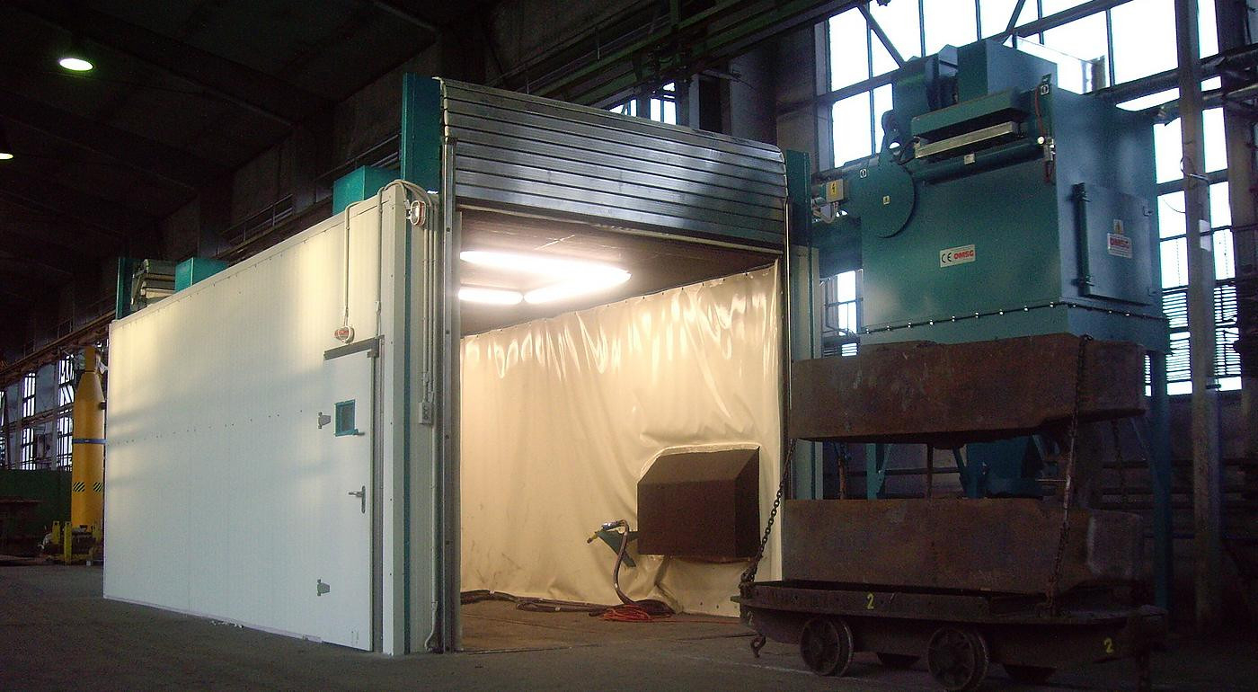 BLASTING BOOTH 4 X 7 X 3M